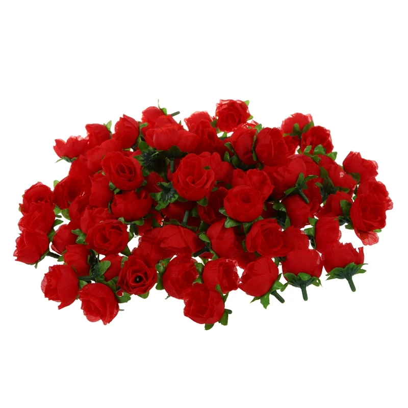 100 x Artificial Flower Head Roses Deco Rosettes DIY Wedding party Baptism RED
100 x Artificial Flower Head Roses Deco Rosettes DIY Wedding party Baptism RED