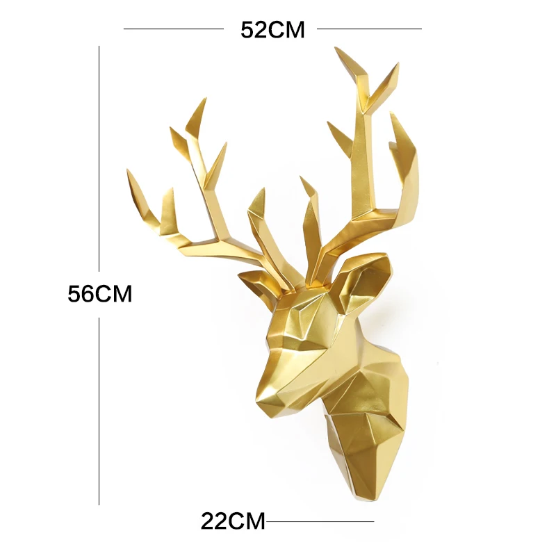 Large 3D Deer Head Statue Sculpture Decor Home Wall Decoration Accessories Animal Figurine Wedding Party Hanging Decorations
Large 3D Deer Head Statue Sculpture Decor Home Wall Decoration Accessories Animal Figurine Wedding Party Hanging Decorations