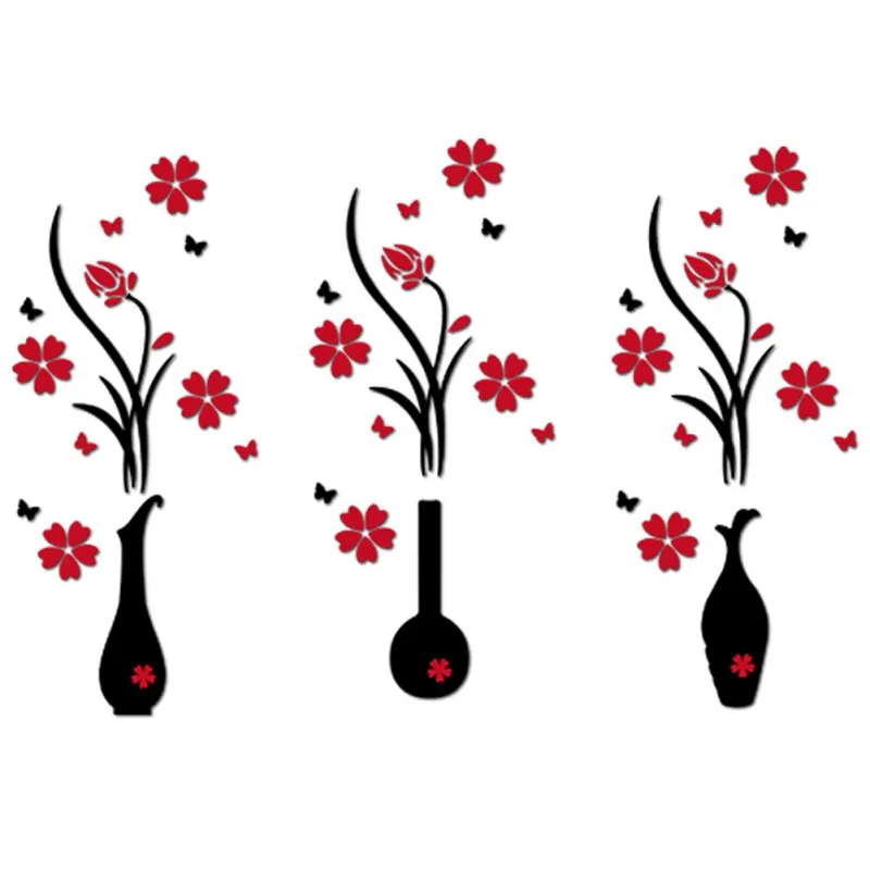 Wall Stickers 3D Acrylic Wall Stickers Creative Plum Flower Bottle Crystal Stereo Wall Stickers DIY Decorative Home Decor
Wall Stickers 3D Acrylic Wall Stickers Creative Plum Flower Bottle Crystal Stereo Wall Stickers DIY Decorative Home Decor