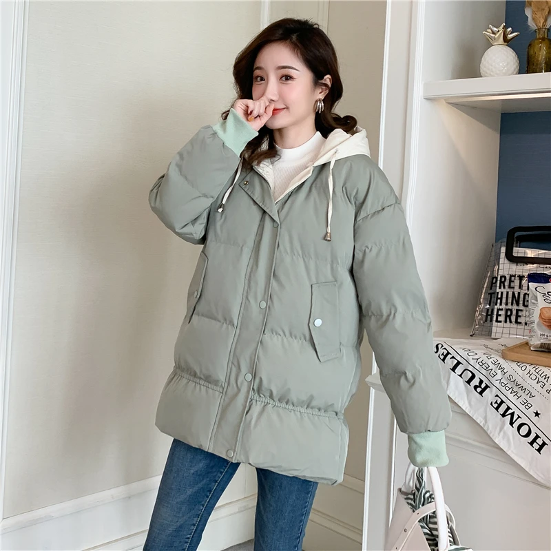 Winter 2020 New Korean version of the loose parker short down cotton-padded jacket women's cotton-padded coat bread hooded cotto
Winter 2020 New Korean version of the loose parker short down cotton-padded jacket women's cotton-padded coat bread hooded cotto