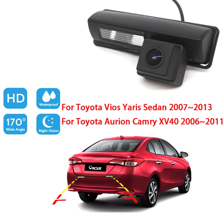 HD 170 градусов ночное видение для Toyota Vios Yaris Sedan 2007 ~ 2013 для Toyota Aurion Camry XV40 2006 ~ 2011 камера заднего вида
HD 170 градусов ночное видение для Toyota Vios Yaris Sedan 2007 ~ 2013 для Toyota Aurion Camry XV40 2006 ~ 2011 камера заднего вида