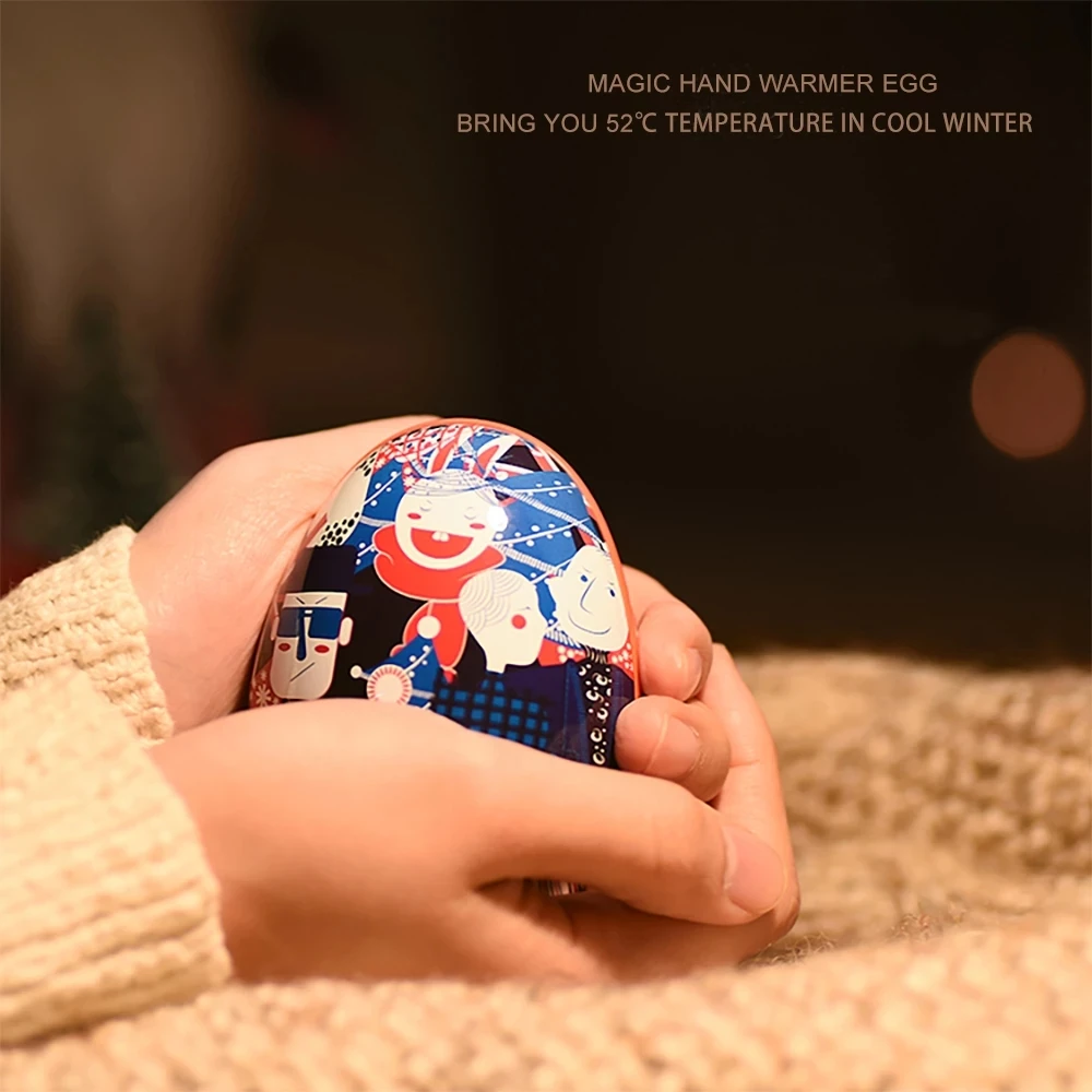 Portable USB Winter Hand Warmer Magic egg Rechargeable Mobile Power Bank Double-sided Heating for New year Christmas Gift
Portable USB Winter Hand Warmer Magic egg Rechargeable Mobile Power Bank Double-sided Heating for New year Christmas Gift