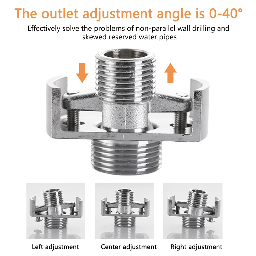 2pcs Swing Arms Shower Faucet Adapter Width Adjustable Easy Install Bathroom Lengthen Widening Solid Copper Home Wall Mounted
2pcs Swing Arms Shower Faucet Adapter Width Adjustable Easy Install Bathroom Lengthen Widening Solid Copper Home Wall Mounted