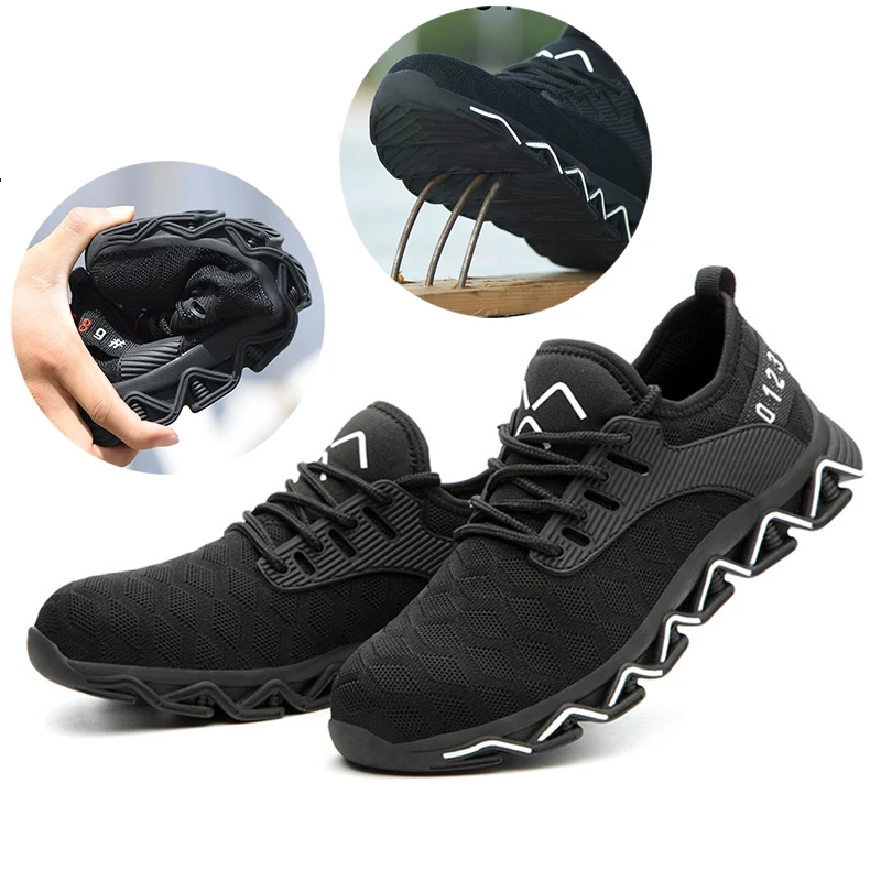Work Shoes Steel Toe Stab Breathable Light Elastic Proof Construction Safety Shoes Men's Wear-resistant Insulating Shoes
Work Shoes Steel Toe Stab Breathable Light Elastic Proof Construction Safety Shoes Men's Wear-resistant Insulating Shoes