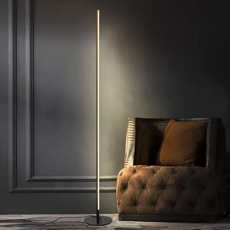 

Напольная Лампа в скандинавском стиле, светодиодный минималистичный угловой светильник для гостиной, столовой, спальни, дивана, комнатное ...