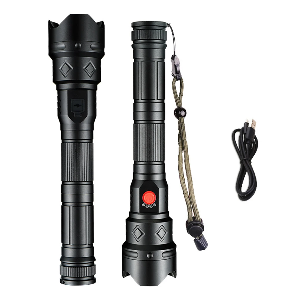 900000Lumens High Power XHP50/70 Zoom Flashlight LED Rechargeable Torch Headlamp With Charging Cable Camping Equipment 2021 New
900000Lumens High Power XHP50/70 Zoom Flashlight LED Rechargeable Torch Headlamp With Charging Cable Camping Equipment 2021 New