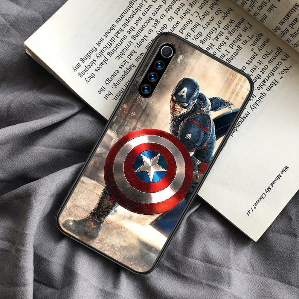 Super hero America Captains Phone Case For Xiaomi Redmi Note 7 8 8T 9 9S 4X 7 7A 9A K30 Pro Ultra black Coque Luxury Cover Soft
Super hero America Captains Phone Case For Xiaomi Redmi Note 7 8 8T 9 9S 4X 7 7A 9A K30 Pro Ultra black Coque Luxury Cover Soft
