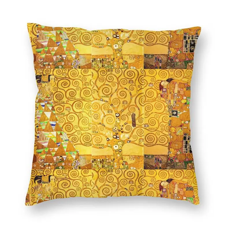 The Tree Of Life Cushion Cover Double-sided Printing Gustav Klimt Floor Pillow Case for Living Room Pillowcase Home Decorative 
The Tree Of Life Cushion Cover Double-sided Printing Gustav Klimt Floor Pillow Case for Living Room Pillowcase Home Decorative