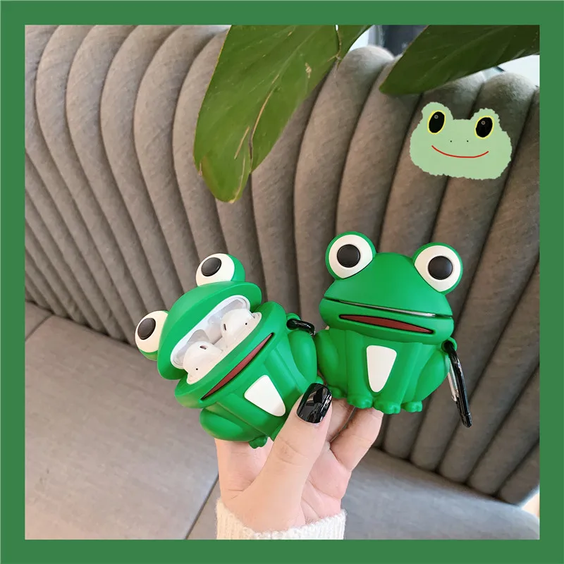 3D Cute Hipster Fashion FROG SKATEBOARDS Headphone Cases For Apple Airpods 1/2 Silicone Protection Earphone Cover Accessories
3D Cute Hipster Fashion FROG SKATEBOARDS Headphone Cases For Apple Airpods 1/2 Silicone Protection Earphone Cover Accessories