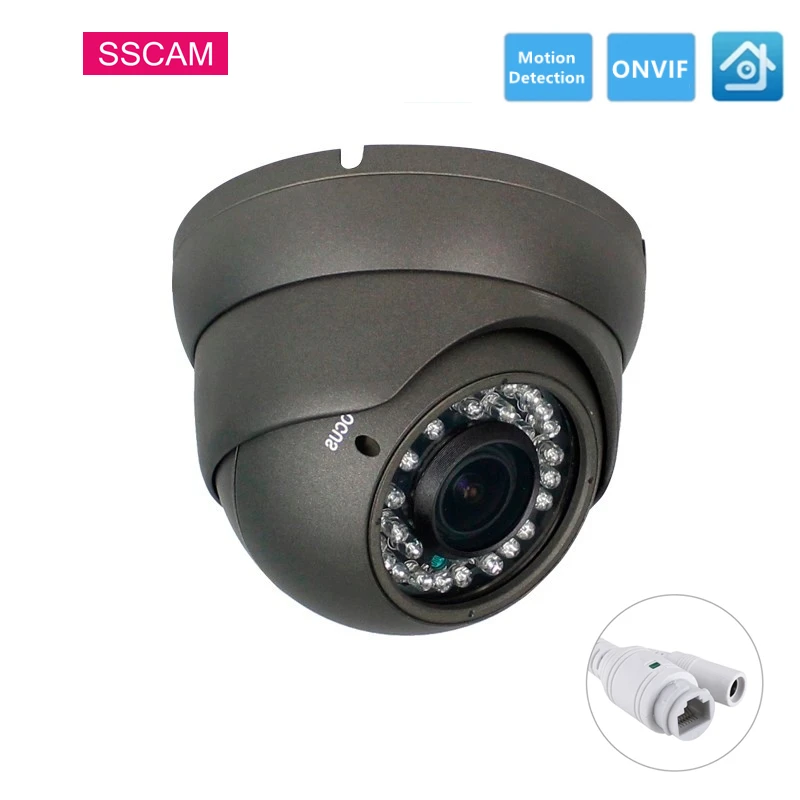 5MP Dome IP POE Camera 2.8-12mm Manual Home Security ONVIF Email Alarm Video Surveillance ONVIF Camera with 4x Zoom Lens
5MP Dome IP POE Camera 2.8-12mm Manual Home Security ONVIF Email Alarm Video Surveillance ONVIF Camera with 4x Zoom Lens