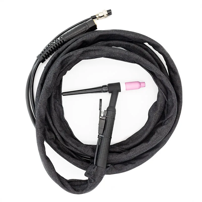 WP17-FV TIG Torch GTAW Tungsten Arc Welding Torch WP17 Argon 4m 13ft Air Cooled WP-17 Flexible Neck Gas Valve TIG Welding Tools
WP17-FV TIG Torch GTAW Tungsten Arc Welding Torch WP17 Argon 4m 13ft Air Cooled WP-17 Flexible Neck Gas Valve TIG Welding Tools