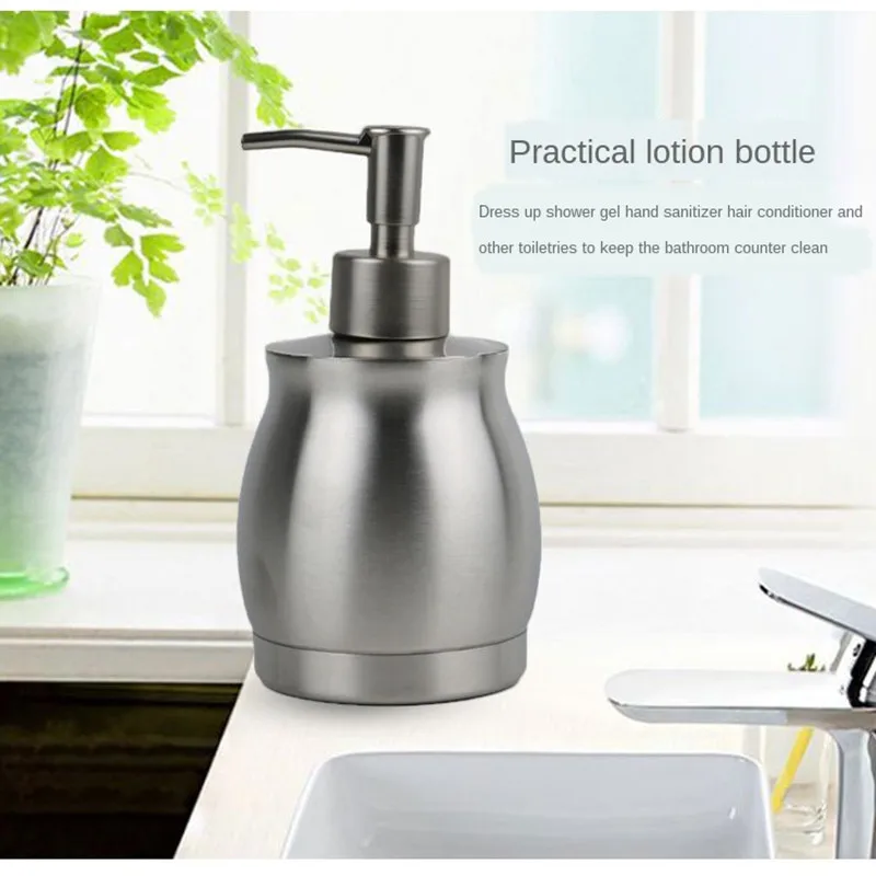 Household 304 Stainless Steel Lotion Bottle 390ml Manual Soap Dispenser for Bathroom Hand Sanitzer Dispenser Soap Foam Baseus
Household 304 Stainless Steel Lotion Bottle 390ml Manual Soap Dispenser for Bathroom Hand Sanitzer Dispenser Soap Foam Baseus