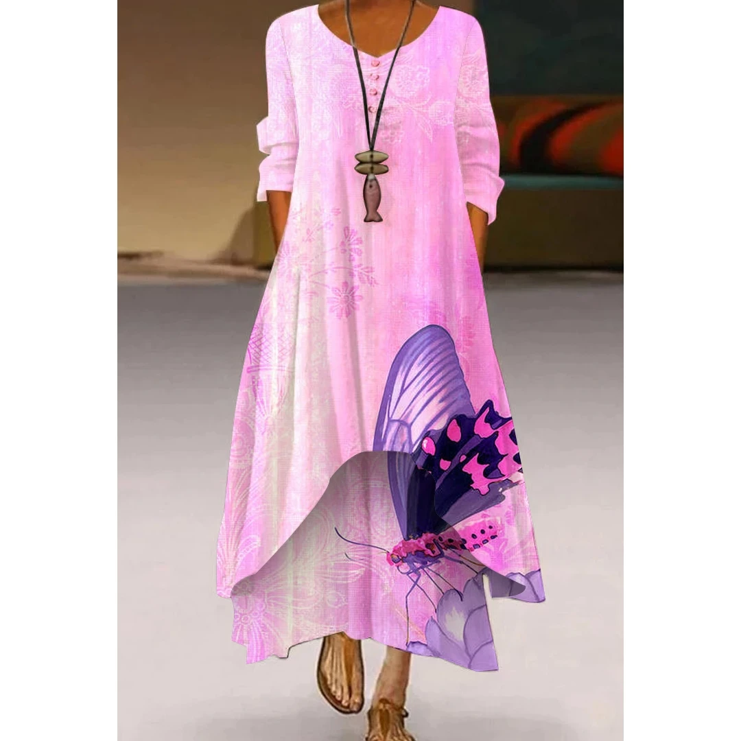 Autumn European And American Fashion Women Long Retro Printed Bohemian Dress Long Sleeve Elegant Female Robe Female Dress
Autumn European And American Fashion Women Long Retro Printed Bohemian Dress Long Sleeve Elegant Female Robe Female Dress