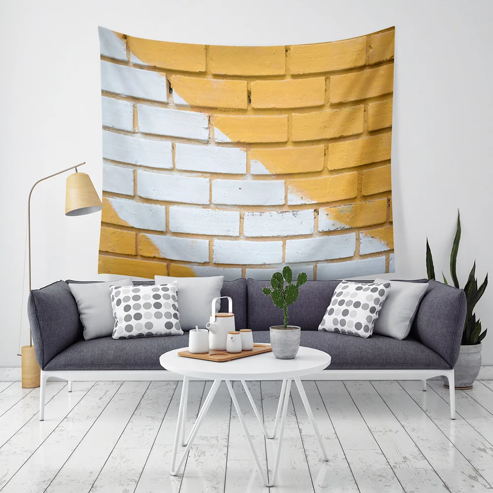 Yaapeet 1pc Polyester Brick Pattern Wall Tapestry Dining-room Pastoral Hanging Tapestry High-quality Machine Washable Wall Decor
Yaapeet 1pc Polyester Brick Pattern Wall Tapestry Dining-room Pastoral Hanging Tapestry High-quality Machine Washable Wall Decor