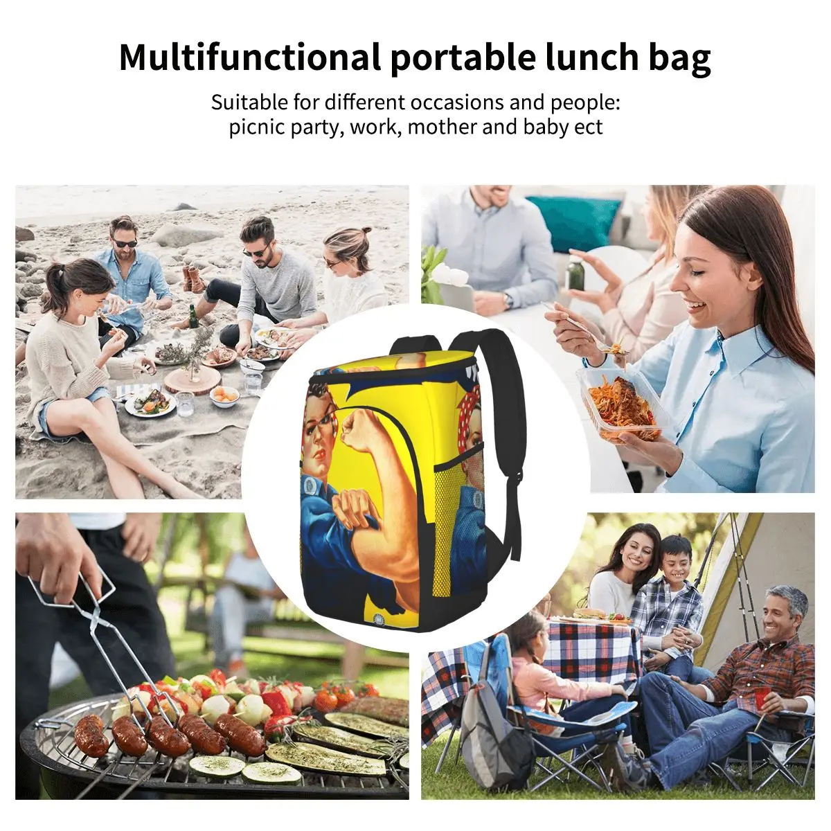 Poster Cooler Bag Backpack Picnic thermal Food Delivery Ice Therm Lunch Camping Refrigerator Insulated Pack Accessories Supplies 
Poster Cooler Bag Backpack Picnic thermal Food Delivery Ice Therm Lunch Camping Refrigerator Insulated Pack Accessories Supplies