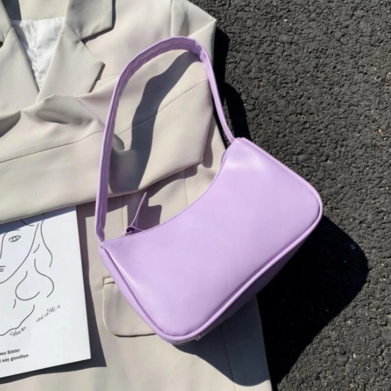 Small Soft PU Leather Baguette Bags for Women Retro Solid Color Ladies Baguette Handbags New Fashion Design Girls Shoulder Bags
Small Soft PU Leather Baguette Bags for Women Retro Solid Color Ladies Baguette Handbags New Fashion Design Girls Shoulder Bags