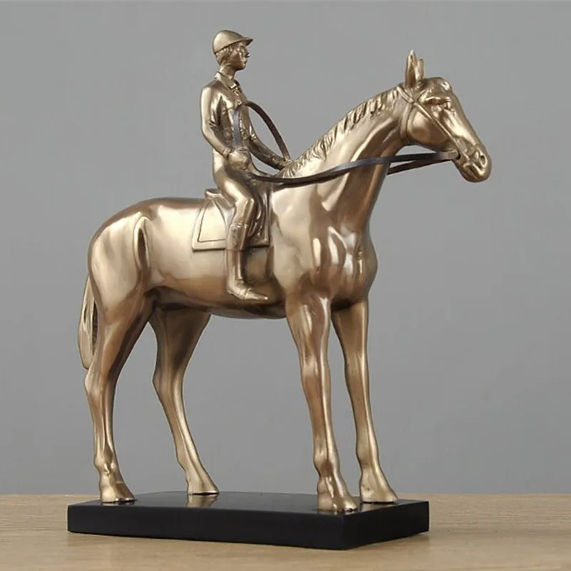 EUROPEAN STYLE BRONZE HORSE STATUES COLD CAST COPPER ANIMAL FIGURINE ART RESIN CRAFTS HOME DECORATIONS ORNAMENTS R1407
EUROPEAN STYLE BRONZE HORSE STATUES COLD CAST COPPER ANIMAL FIGURINE ART RESIN CRAFTS HOME DECORATIONS ORNAMENTS R1407