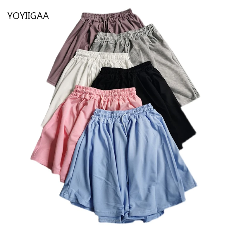 Sports Shorts for Women Summer High Waist Wide-leg Short Pants Harajuku Casual Woman Shorts Colorful Oversize Ladies Girls Short 
Sports Shorts for Women Summer High Waist Wide-leg Short Pants Harajuku Casual Woman Shorts Colorful Oversize Ladies Girls Short