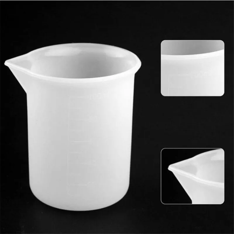 2Pcs Silicone 100ml Measuring Cup For Jewelry Crystal Scale Resin Glue Molds Handmade DIY Craft Mixing
2Pcs Silicone 100ml Measuring Cup For Jewelry Crystal Scale Resin Glue Molds Handmade DIY Craft Mixing