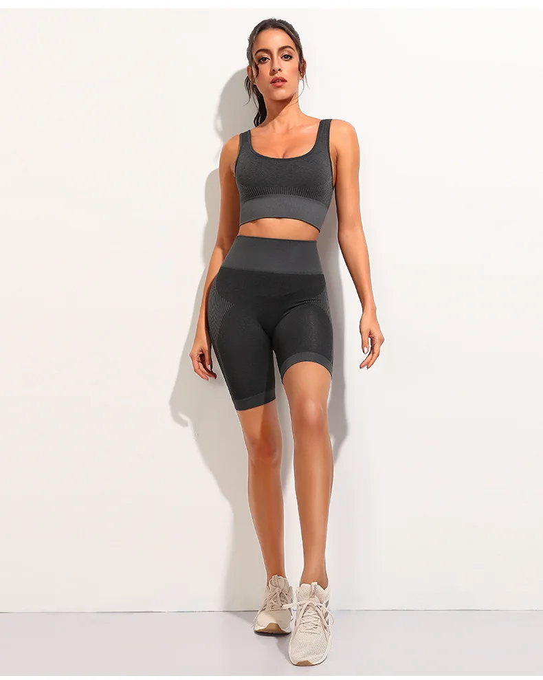 Women's Gym Sets Sports Bra Leggings 2 Piece Set Women Yoga Pants Fitness Clothes Workout Suit Solid Nylon Breathable Sportwear
Women's Gym Sets Sports Bra Leggings 2 Piece Set Women Yoga Pants Fitness Clothes Workout Suit Solid Nylon Breathable Sportwear