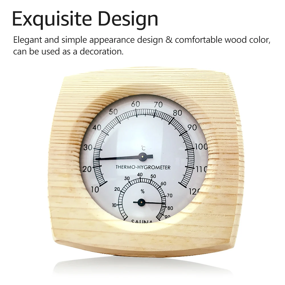 Wooden Temperature Humidity Meter Mechanical Hygrothermograph Thermometer Hygrometer Temperature and Humidity Monitor
Wooden Temperature Humidity Meter Mechanical Hygrothermograph Thermometer Hygrometer Temperature and Humidity Monitor