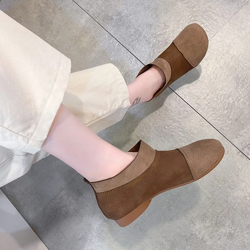 PU Leather Flat Shoes Woman Hand-sewn Leather Loafers Cowhide Flexible Spring Casual Shoes Women Flats Women Shoes Q056
PU Leather Flat Shoes Woman Hand-sewn Leather Loafers Cowhide Flexible Spring Casual Shoes Women Flats Women Shoes Q056