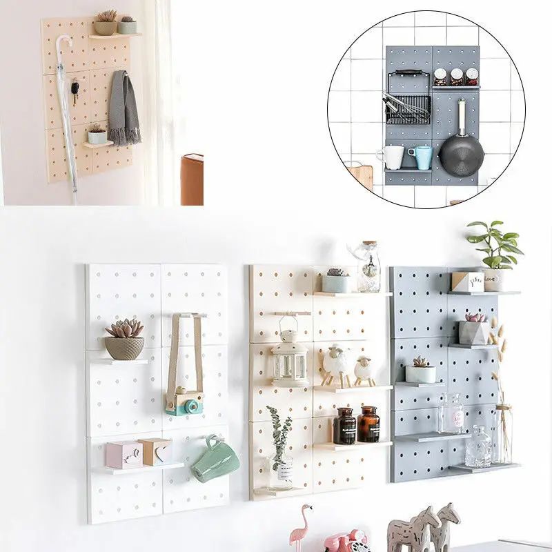 N Plastic Peg Board Wall Mounted Storage Shelf for Living Room Kitchen Bedroom Bathroom Sundries Organizer Storage Shelf CLA88
N Plastic Peg Board Wall Mounted Storage Shelf for Living Room Kitchen Bedroom Bathroom Sundries Organizer Storage Shelf CLA88