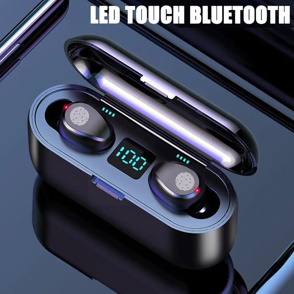 F9—2 5.0 Movement Bluetooth Wireless Earphone Led Microphone Power With Headset Bank 1200mah With Headphone Display B7q5
F9—2 5.0 Movement Bluetooth Wireless Earphone Led Microphone Power With Headset Bank 1200mah With Headphone Display B7q5