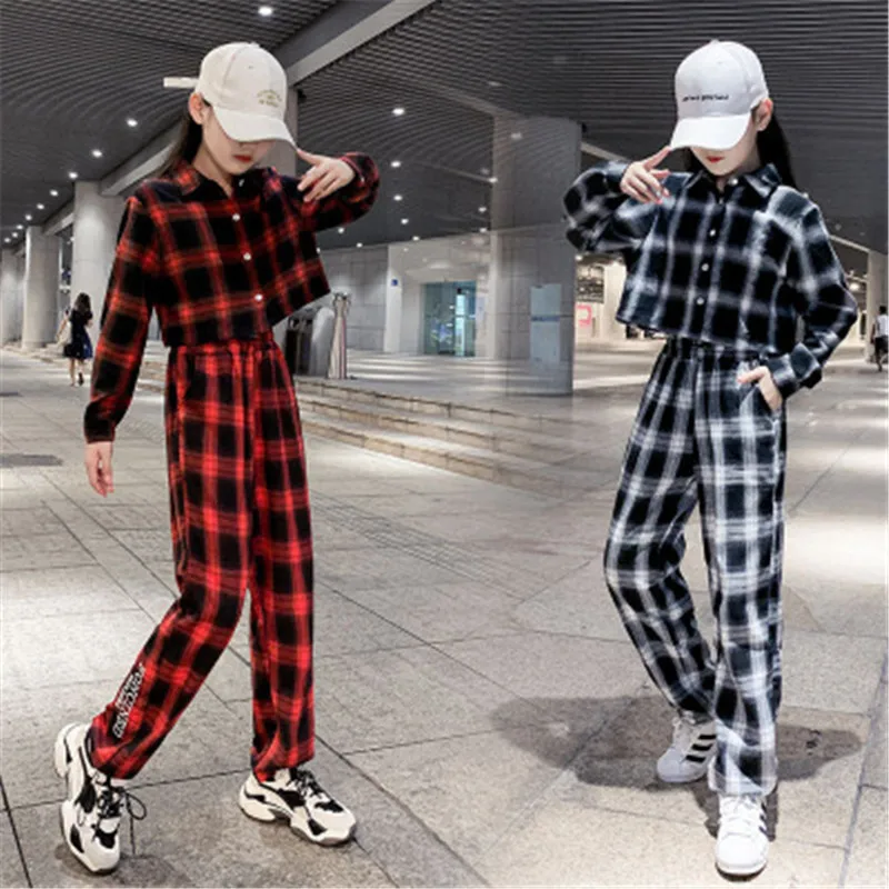 Teenage Girls Clothing Set 2021 Spring Autumn New Red Plaid Casual Suit Children Outfits Letter Kids Tracksuit Girls Sets 14 Y
Teenage Girls Clothing Set 2021 Spring Autumn New Red Plaid Casual Suit Children Outfits Letter Kids Tracksuit Girls Sets 14 Y