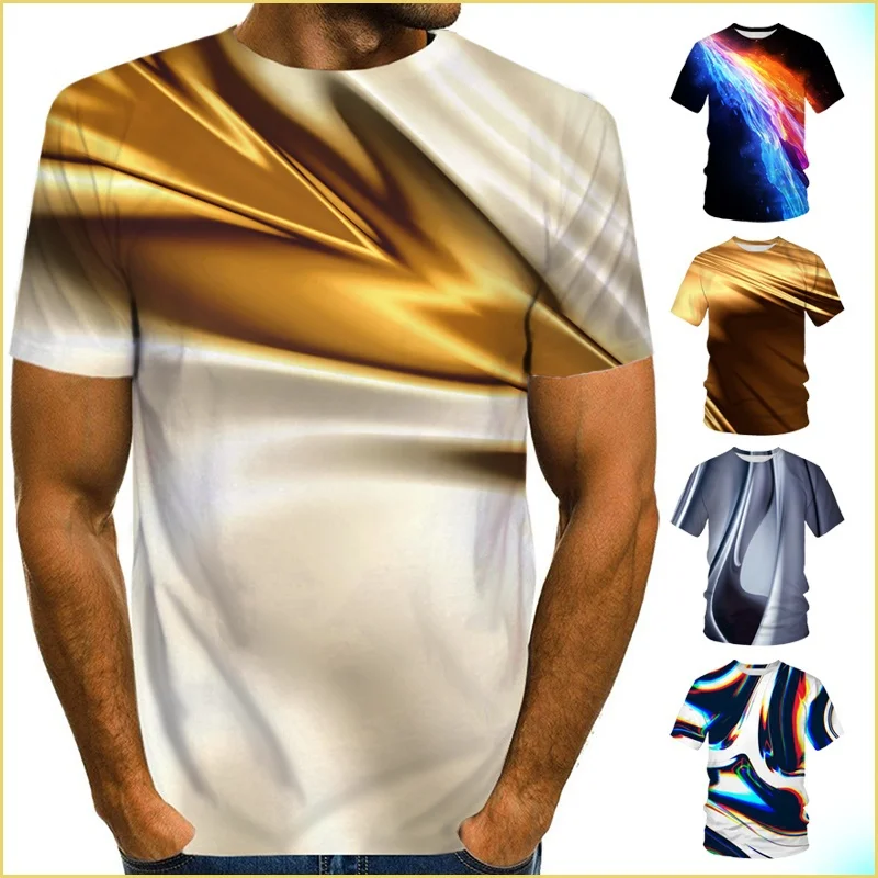 Fashion Men's Cool Colorful Printed 3D T-shirt Summer Casual Round Neck Tee Shirt XS-5XL
Fashion Men's Cool Colorful Printed 3D T-shirt Summer Casual Round Neck Tee Shirt XS-5XL