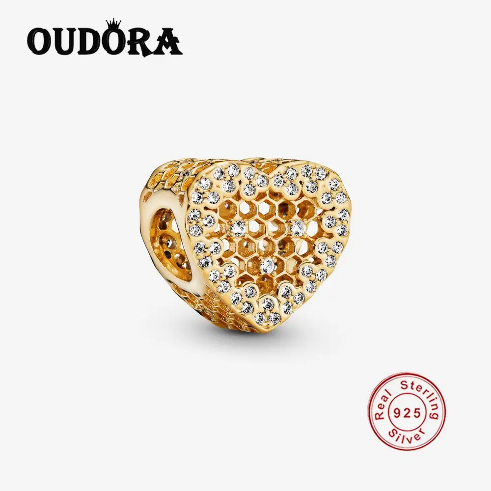 Fit Original Pan Charms Bracelet 925 Sterling Silver Gold Shine Honeycomb Charm Beads Bead Women Fashion Jewelry Berloque
Fit Original Pan Charms Bracelet 925 Sterling Silver Gold Shine Honeycomb Charm Beads Bead Women Fashion Jewelry Berloque