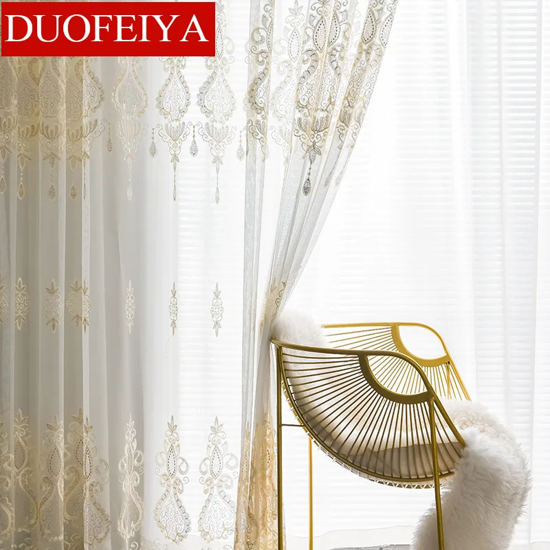 INS Style American-Style Embroidered Window Screen Light Luxury All-match Mesh Tulle Bedroom Balcony Morden Tulle Home Decor
INS Style American-Style Embroidered Window Screen Light Luxury All-match Mesh Tulle Bedroom Balcony Morden Tulle Home Decor