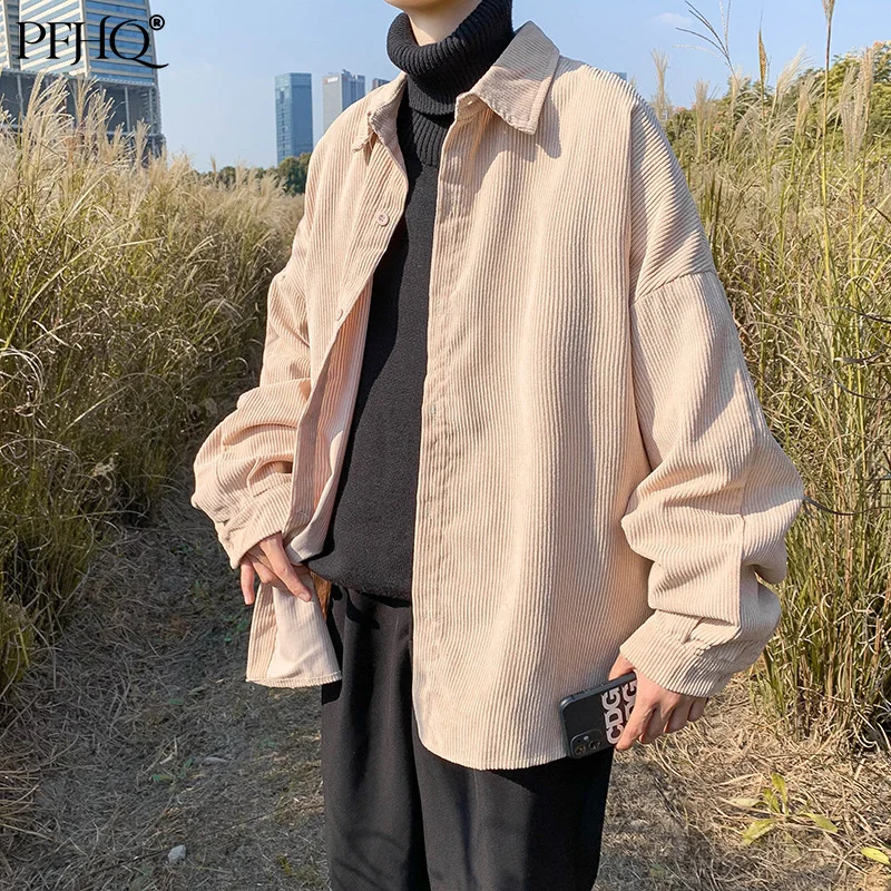 PFHQ Spring Autumn New Men's Ins Fashion Woolen Single Breasted Jacket Korean Simple Solid Lovers Streetwear Windbreaker 21D3391
PFHQ Spring Autumn New Men's Ins Fashion Woolen Single Breasted Jacket Korean Simple Solid Lovers Streetwear Windbreaker 21D3391