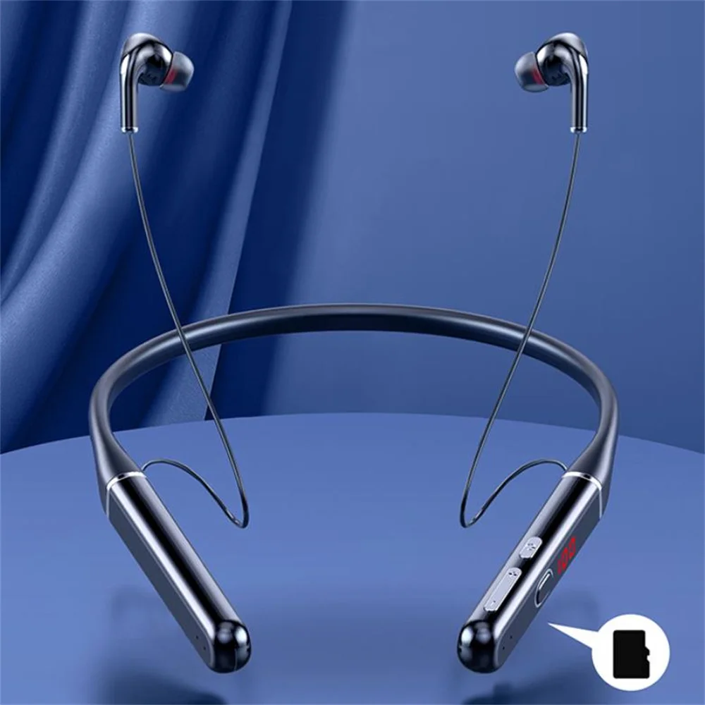 Магнитные беспроводные Bluetooth-наушники с шейным ободом, Спортивная стереогарнитура, водонепроницаемые наушники с шумоподавлением 
Магнитные беспроводные Bluetooth-наушники с шейным ободом, Спортивная стереогарнитура, водонепроницаемые наушники с шумоподавлением