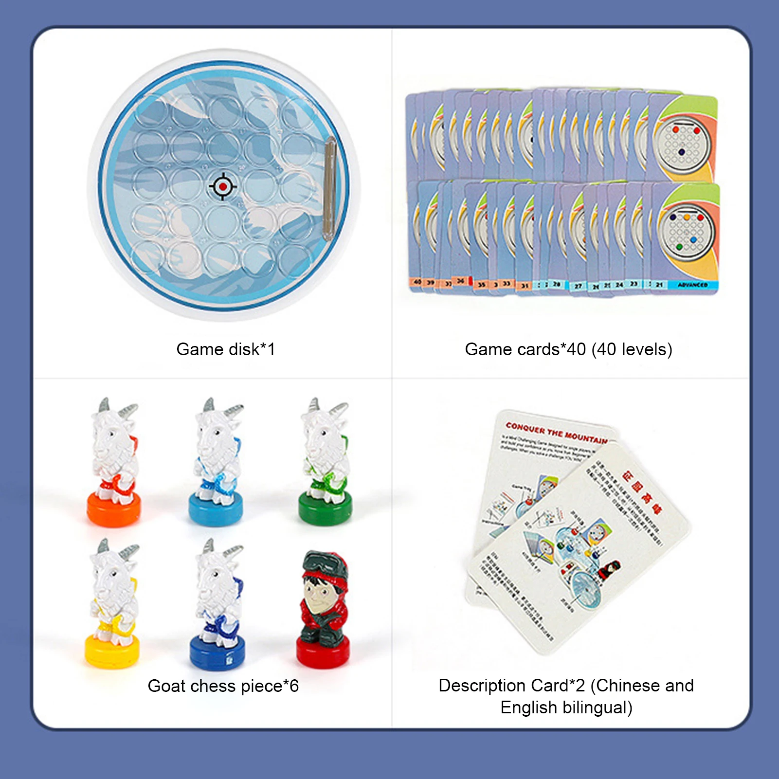 Kids Rush To The Peak Board Game Cartoon Goat Find The Route Reach The Top Children Parent-child Interaction Game Toys 
Kids Rush To The Peak Board Game Cartoon Goat Find The Route Reach The Top Children Parent-child Interaction Game Toys