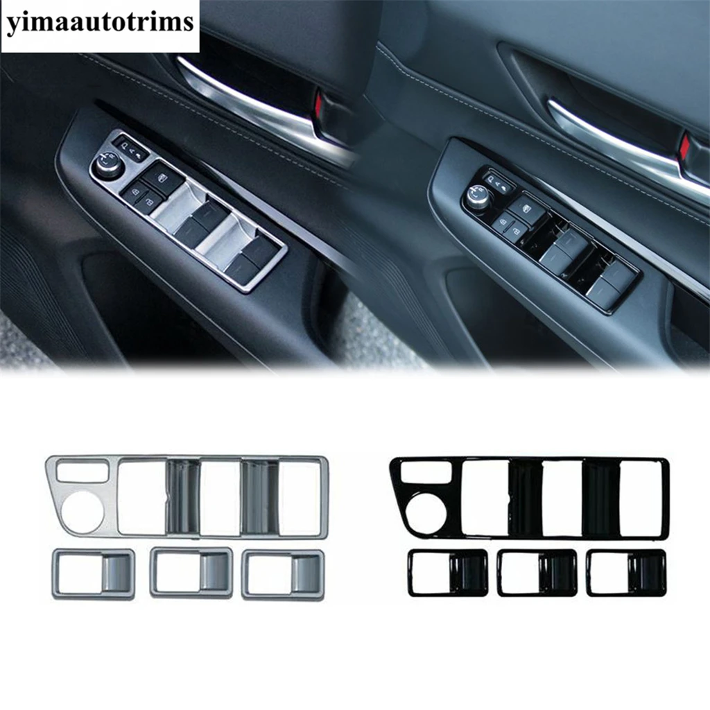 Inner Door Armrest Window Lift Button Panel Molding Cover Kit Trim ABS Black / Matte Accessories For Toyota Venza / Harrier 2021
Inner Door Armrest Window Lift Button Panel Molding Cover Kit Trim ABS Black / Matte Accessories For Toyota Venza / Harrier 2021