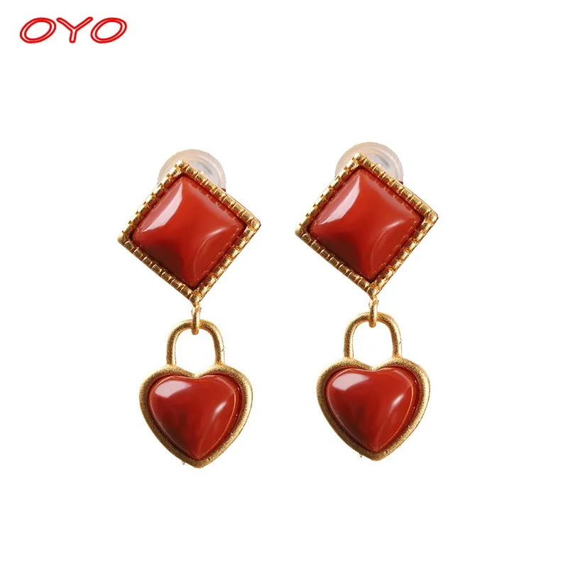 New s925 silver southern red agate earrings fashion simple women's small fresh earrings
New s925 silver southern red agate earrings fashion simple women's small fresh earrings