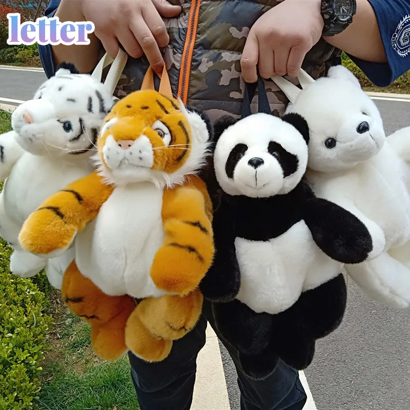 Cute baby school bag Bear Panda Tiger cartoon mini plush backpack for kindergarten boys girls schoolbag candy bag toys gift
Cute baby school bag Bear Panda Tiger cartoon mini plush backpack for kindergarten boys girls schoolbag candy bag toys gift