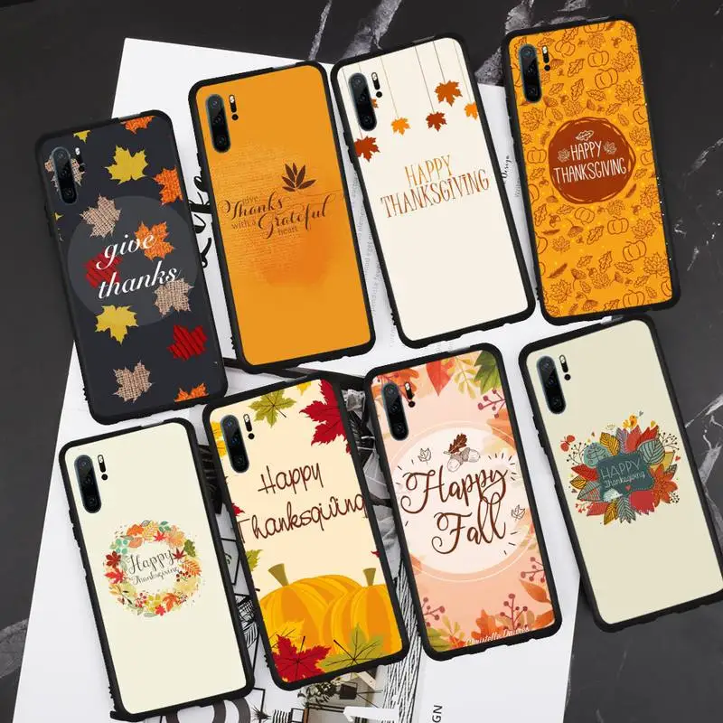 Happy Thanksgiving Phone Case For Huawei honor Mate P 9 10 20 30 40 Pro 10i 7 8 a x Lite nova 5t Cover Funda Shell
Happy Thanksgiving Phone Case For Huawei honor Mate P 9 10 20 30 40 Pro 10i 7 8 a x Lite nova 5t Cover Funda Shell