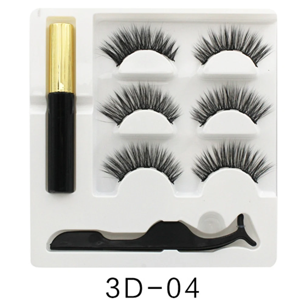 3Pairs Magnetic Faux Cils Eyelash Waterproof Liquid Eyeliner Maquillaje False Eyelashes & Tweezer Set Beauty Makeup Tool
3Pairs Magnetic Faux Cils Eyelash Waterproof Liquid Eyeliner Maquillaje False Eyelashes & Tweezer Set Beauty Makeup Tool