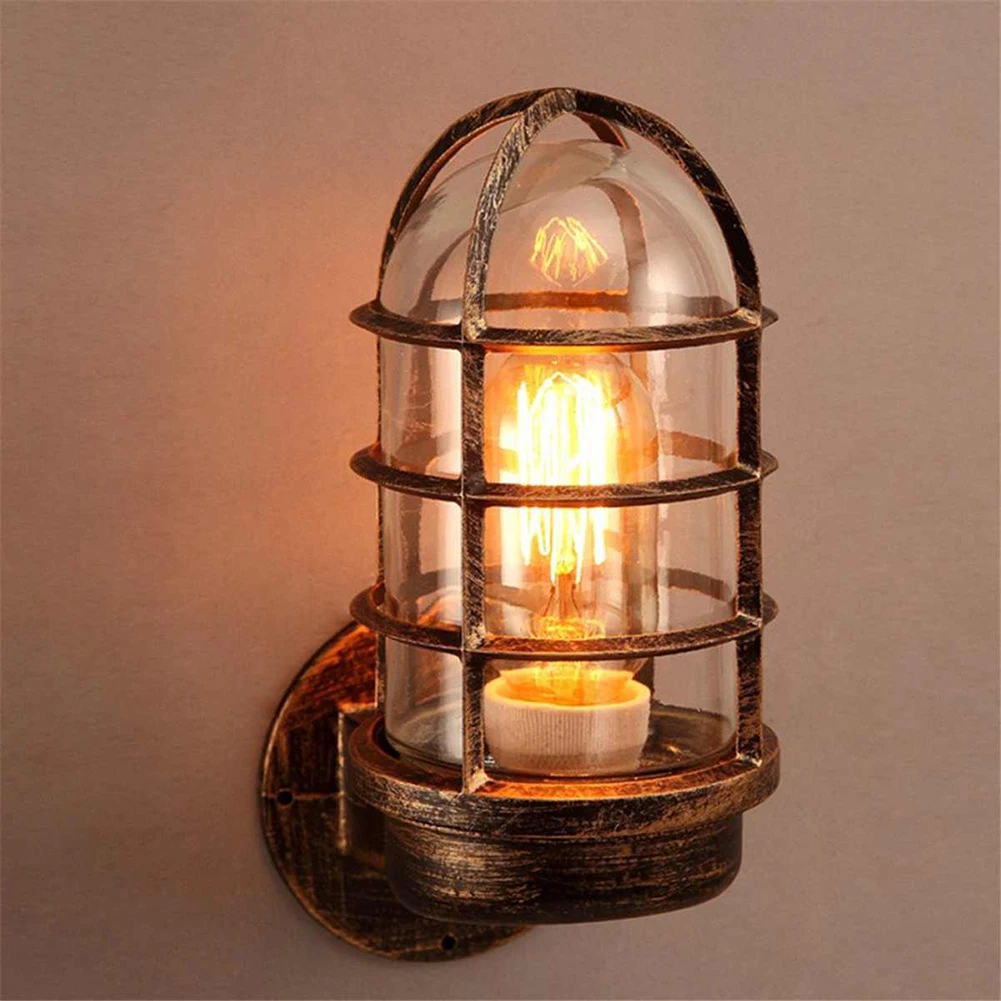 Vintage Industrial Unique Wall Light Cage Guard Sconce Loft Light Modern Indoor Lighting Wall Lamps Holder Iron Copper Lighting
Vintage Industrial Unique Wall Light Cage Guard Sconce Loft Light Modern Indoor Lighting Wall Lamps Holder Iron Copper Lighting
