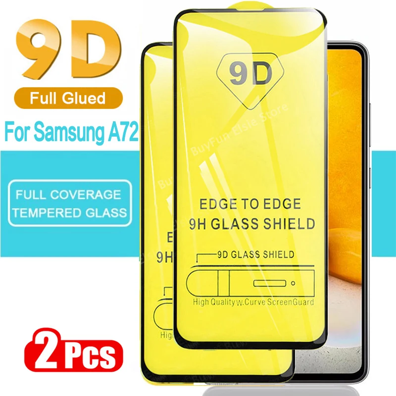 2pcs 9D Full Glued Tempered Glass For Samsung A72 Glass SM-A725F Protective Screen Protector For Galaxy A72 A 72 5G A526B
2pcs 9D Full Glued Tempered Glass For Samsung A72 Glass SM-A725F Protective Screen Protector For Galaxy A72 A 72 5G A526B