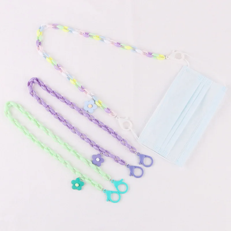Fashion Mask Chains Glasses Chain Sunglasses Lanyard 58cm Universal Halter Double Button Flower Children's Mask Anti-lost Rope
Fashion Mask Chains Glasses Chain Sunglasses Lanyard 58cm Universal Halter Double Button Flower Children's Mask Anti-lost Rope