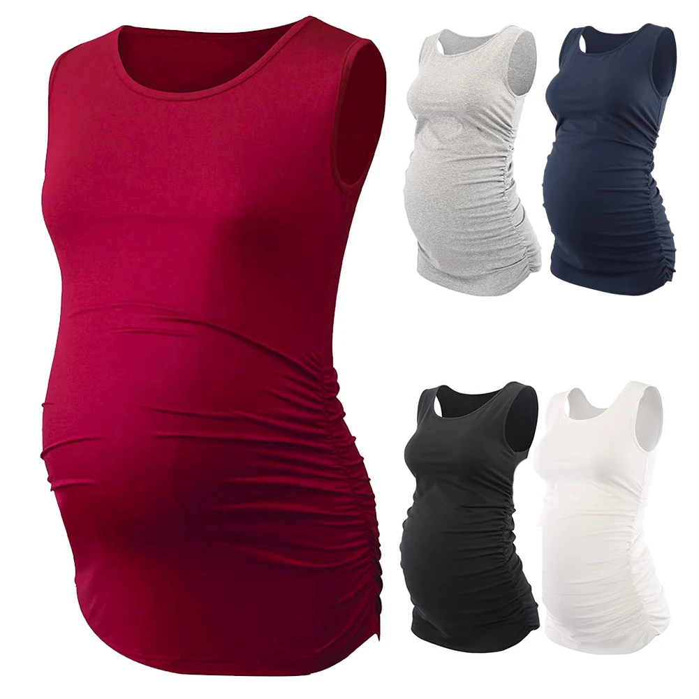 2021 Maternity Dress Round Neck Sleeveless Vest T-Shirt Jacket Casual And Comfortable Nursing Jacket Solid Color Maternity Dress
2021 Maternity Dress Round Neck Sleeveless Vest T-Shirt Jacket Casual And Comfortable Nursing Jacket Solid Color Maternity Dress