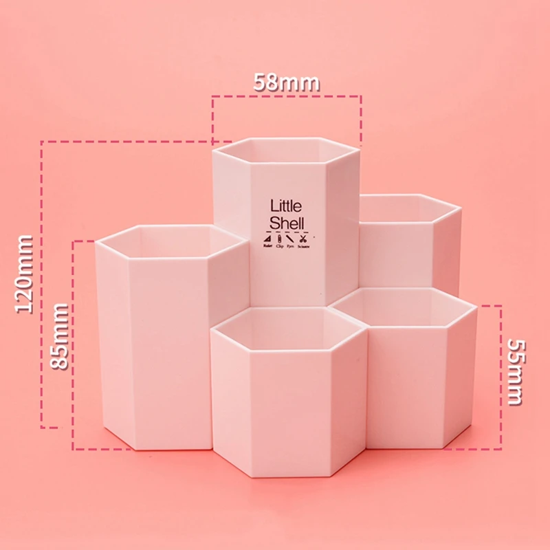 School Office Organizer 5 in 1 Assembly Hexagon Plastic Gel Pen Pencil Holder Desk Stationery Storage Container 
School Office Organizer 5 in 1 Assembly Hexagon Plastic Gel Pen Pencil Holder Desk Stationery Storage Container