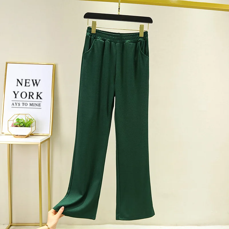 2020 Summer New Ice Silk Wide Leg Pants women High-Waisted Drape Straight Ankle-length Pants Loose Casual trousers Female
2020 Summer New Ice Silk Wide Leg Pants women High-Waisted Drape Straight Ankle-length Pants Loose Casual trousers Female