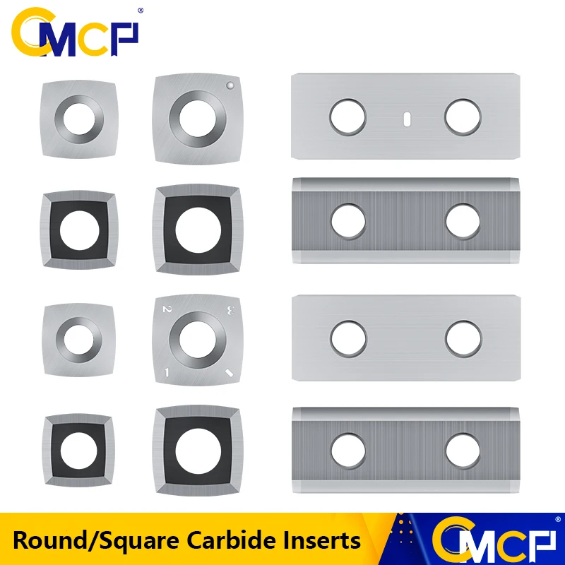 CMCP Square Carbide Inserts Cutter Blades Replacement Square Knives for Press Planer Spiral Blade Wood Lathe Turning Tool
CMCP Square Carbide Inserts Cutter Blades Replacement Square Knives for Press Planer Spiral Blade Wood Lathe Turning Tool