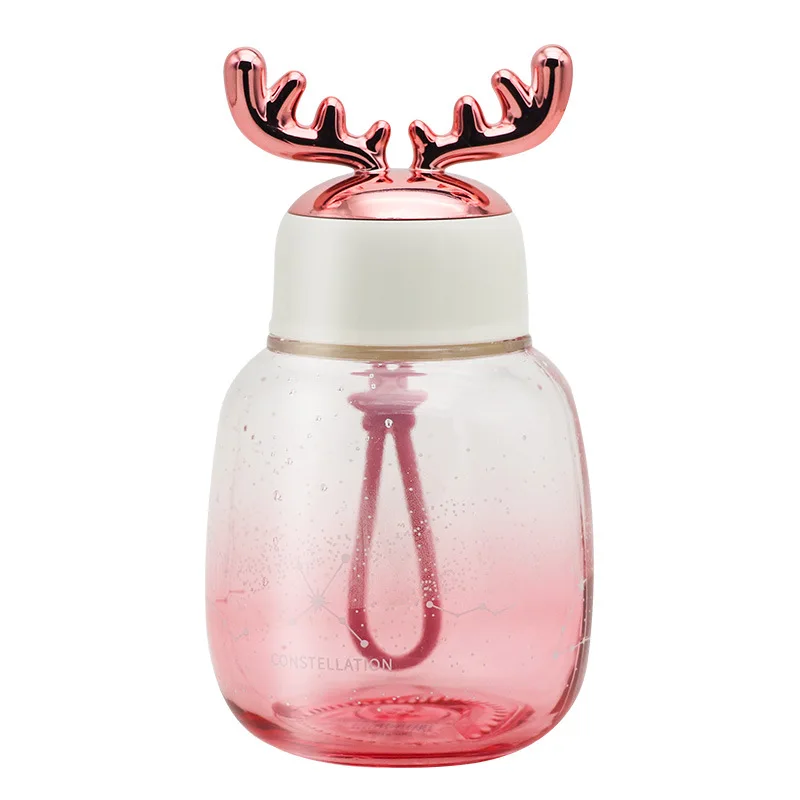 Cute Elk Glass Water Cup Ins Wind Korean Version of Thickened Glass Cup Gradient Color Starry Sky Portable Rope Cup
Cute Elk Glass Water Cup Ins Wind Korean Version of Thickened Glass Cup Gradient Color Starry Sky Portable Rope Cup