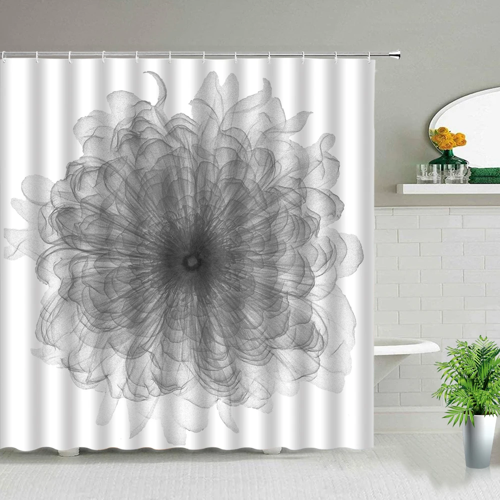 Bohemian Black White Hand Painted Mandala Flowers Shower Curtains Geometric Waterproof Bathroom Curtain Set Bathtub Art Decor
Bohemian Black White Hand Painted Mandala Flowers Shower Curtains Geometric Waterproof Bathroom Curtain Set Bathtub Art Decor