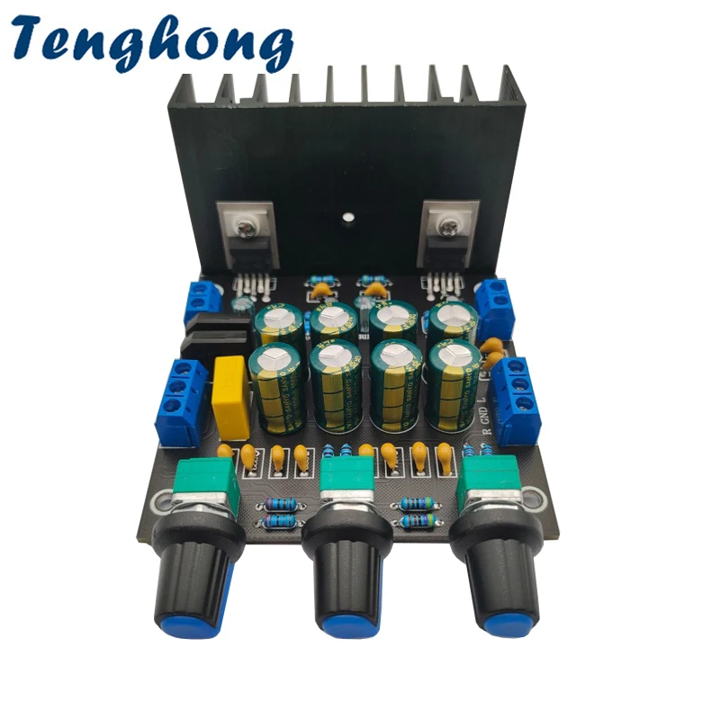 Tenghong TDA2030A Audio Power Amplifier Board 15W*2 2.0 Home Theater Subwoofer Amplifier Module With Treble And Bass Adjustment 
Tenghong TDA2030A Audio Power Amplifier Board 15W*2 2.0 Home Theater Subwoofer Amplifier Module With Treble And Bass Adjustment